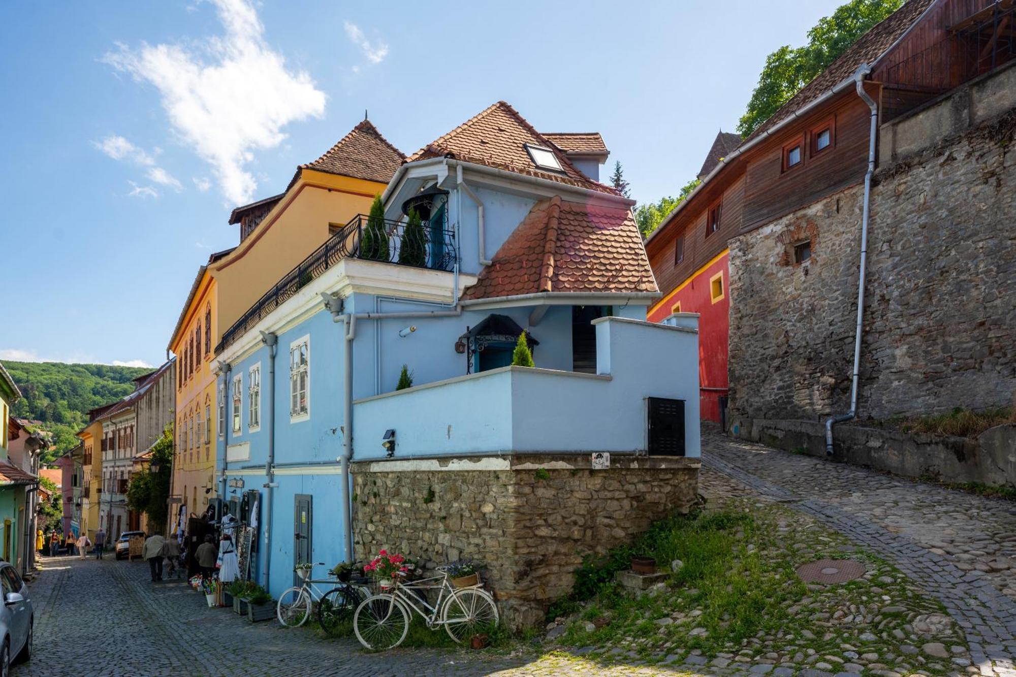 Blue House Citadel Sighisoara Apartment Exterior foto