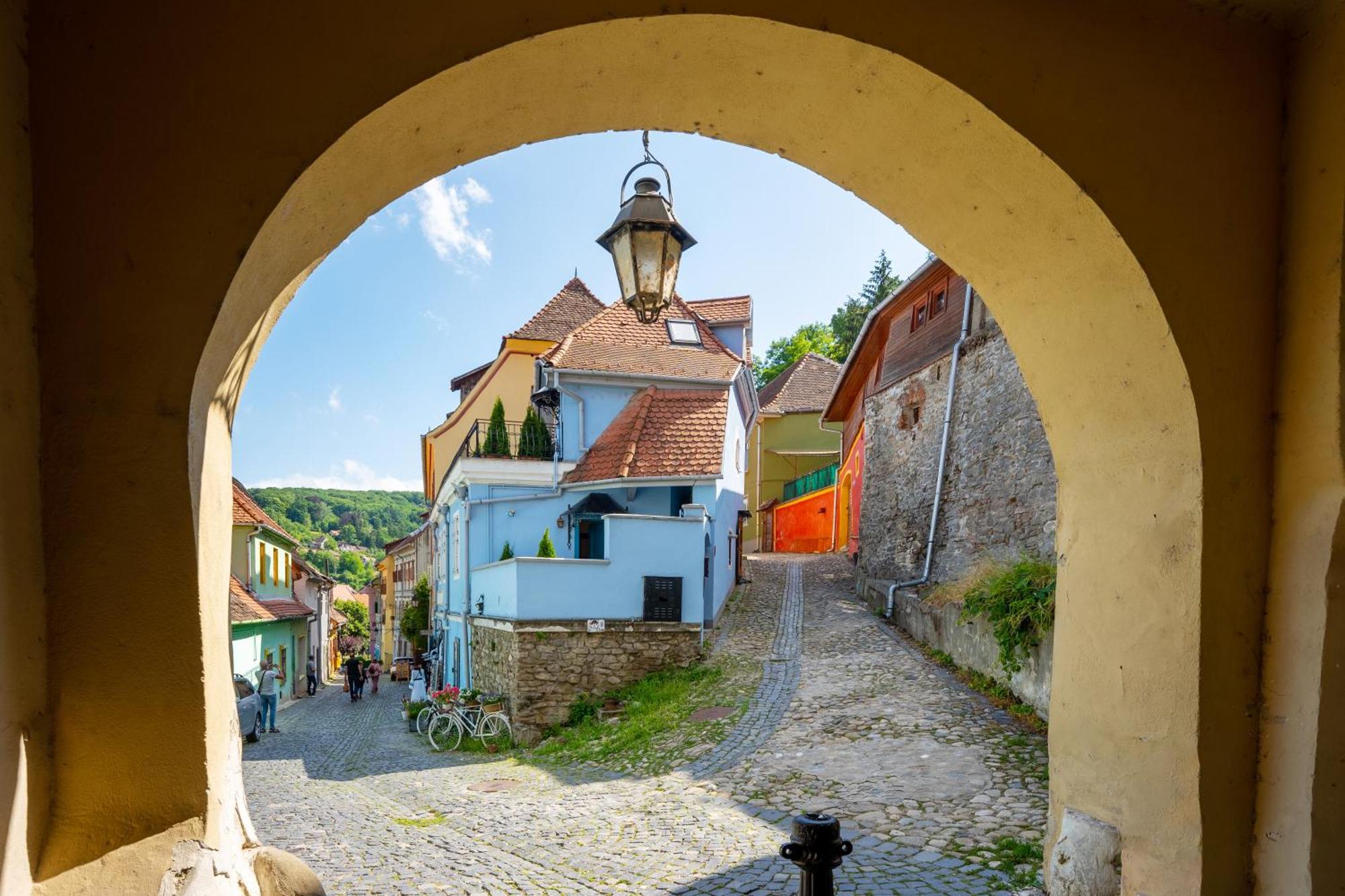 Blue House Citadel Sighisoara Apartment Exterior foto