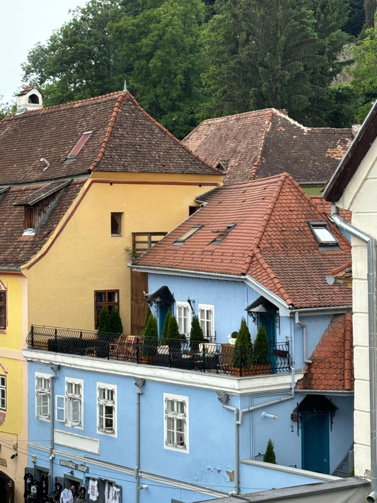 Blue House Citadel Sighisoara Apartment Exterior foto