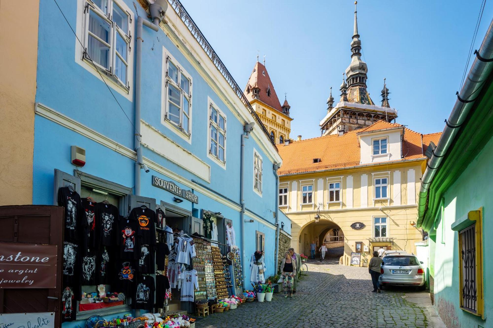 Blue House Citadel Sighisoara Apartment Exterior foto